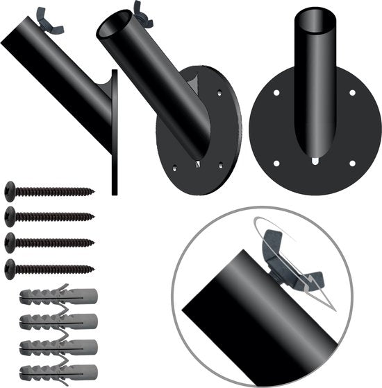 Vlaggenstokhouder (RVS)