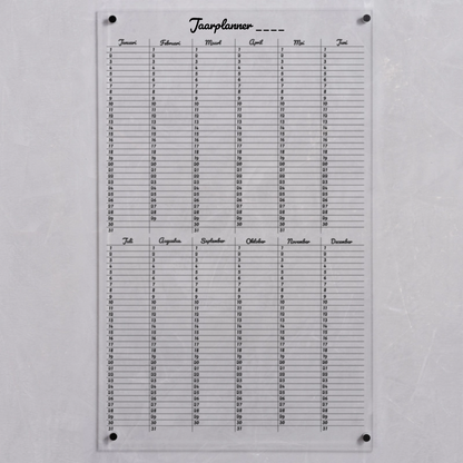 Verticale Jaarplanner